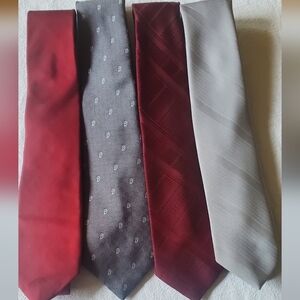 Bundle of 4 coordinating Ties - 1‎ 100% Silk